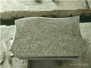 New China Cheap G664 Luna Pearl Granite Slabs, Luoyuan Bianbrook Brown, Black Spots Brown Granite, Copper Brown, Fu Rose Granite Western Style Monuments and Headstone ,Gravestones ,Tombstone