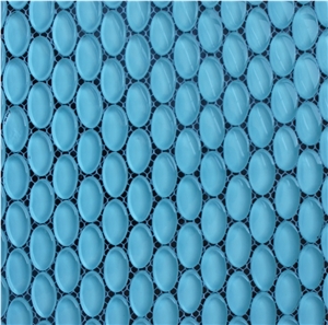 New Design Of Glue Pebble Glass Chips Mosaic Tiles Pattern for Wall and Floor ,China Manmade Material Mosaic Patterns -Owned Factory