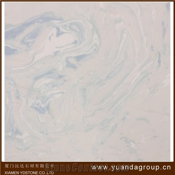 Blue Onyx Artificial Stone Slabs & Tiles, China White Artificial Stone