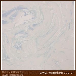 Blue Onyx Artificial Stone Slabs & Tiles, China White Artificial Stone