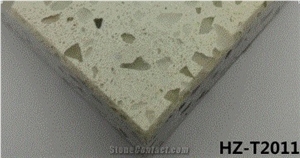 Black Brown Atificial Terrazzo Tiles Stone