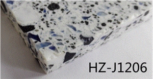 Green Atificial Terrazzo Tiles Stone