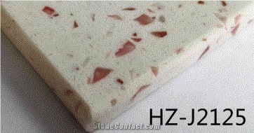 Green Atificial Terrazzo Tiles Stone