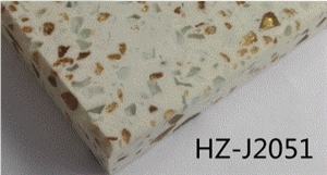 Beautiful White Atificial Terrazzo Tiles