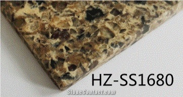 Beautiful Black Atificial Terrazzo Tiles