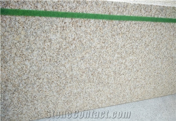 China Laizhou Rust Yellow Granite Tiles & Slab