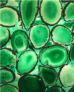 High Quality Multi-Color Semiprecious Stone Slabs