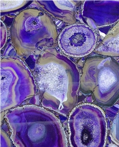 High Quality Multi-Color Semiprecious Stone Slabs