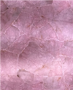 Lilac Semiprecious Stone Tiles Multi-Color Crystal