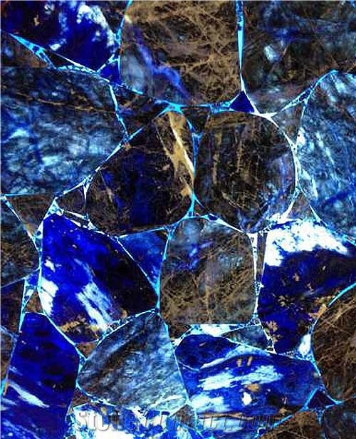 Semiprecious Stone Slabs Multi-Color Slabs