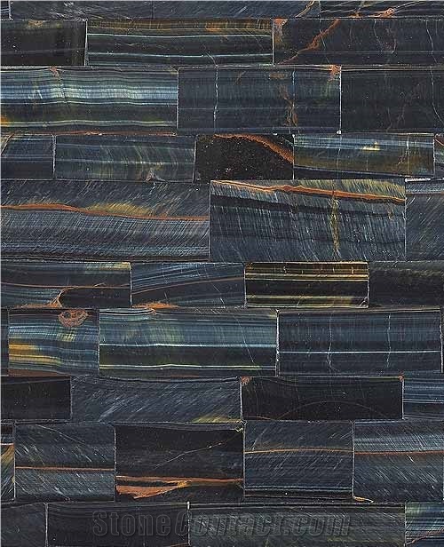 Semiprecious Stone Slabs Multi-Color Tiger Eye