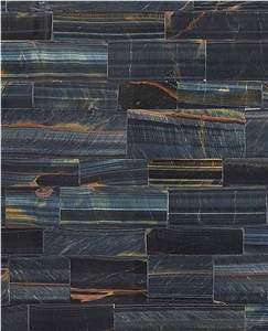 Semiprecious Stone Slabs Multi-Color Tiger Eye