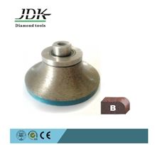 B-Shape Diamond Profiling Wheel Router Bit for Granite