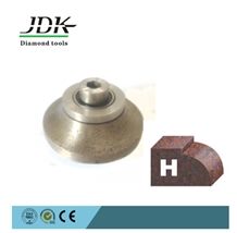 H-Shape Granite Edge Profiling Diamond Router Bit