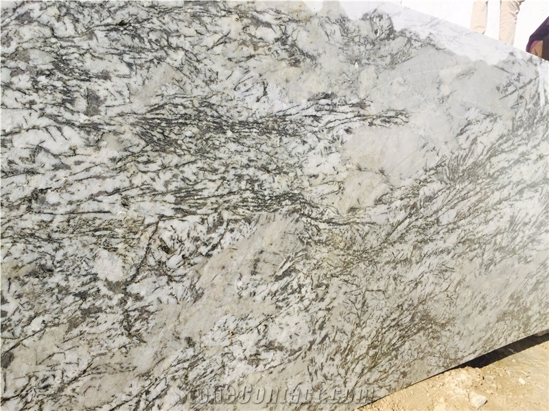 India Alaska White Granite Slabs
