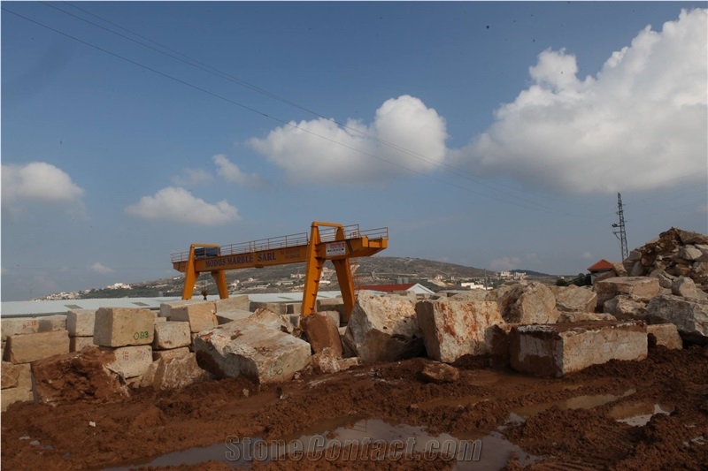 Lebanon Emperador Marble Blocks, Monte Carlo Marble Blocks