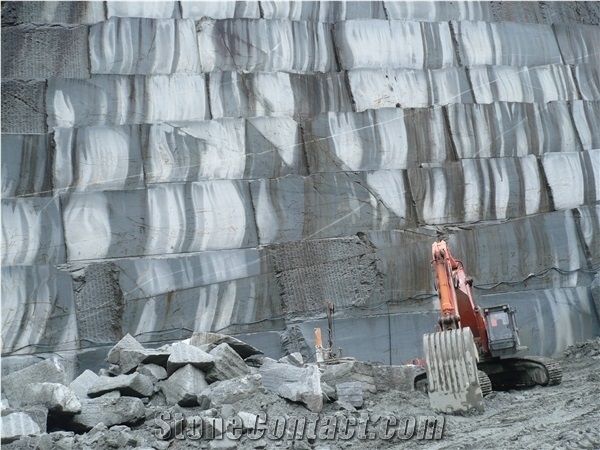 Serizzo Granite Block, Italy Grey Granite Serizzo Formazza