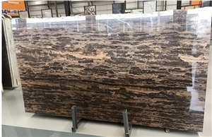 Professional Biggest Factory Brown Golden Beach Marble