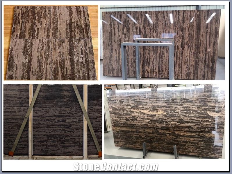 Professional Biggest Factory Brown Golden Beach Marble