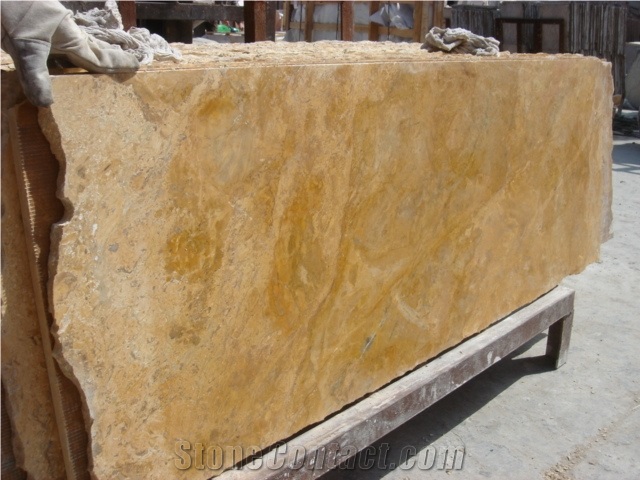 Top Quality Factory Price Copper Yellow Marble Floor Tile, China Yellow Marble
