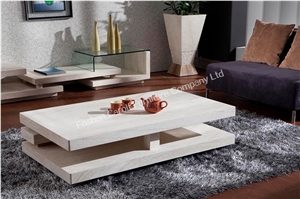 Fancy Special Design White Marble Base Tea Table Fancy Special Design White Marble Base Tea Table