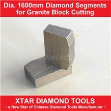 Dia.1600mm Diamond Segment with Sandwich Structure