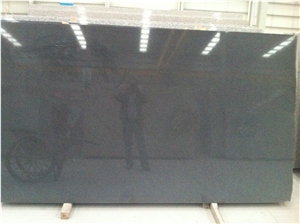 China Natural G654/G3554 Sesame Black/China Nero Impala Granite 2&3cm Polished Big Slabs, Indoor&Ourdoor Wall Cladding/Floor Covering/Building Stone