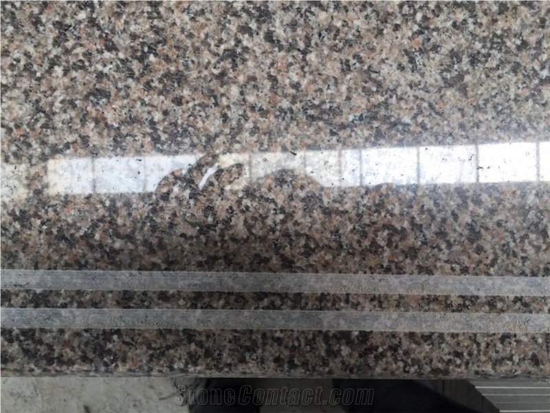 China Natural G657 Bianco Oriental Sunset/Light Pink/ Rosa Luna Granite Polished Stair&Step, Anti-Slip Elevator Covering/Floor Paving/Building Project
