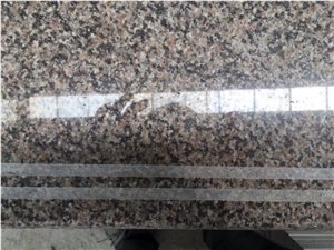 China Natural G657 Bianco Oriental Sunset/Light Pink/ Rosa Luna Granite Polished Stair&Step, Anti-Slip Elevator Covering/Floor Paving/Building Project