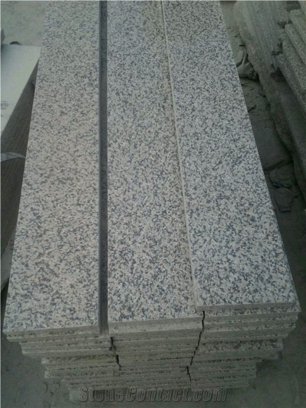 China Natural G657 Bianco Oriental Sunset/Light Pink/ Rosa Luna Granite Polished Stair&Step, Anti-Slip Elevator Covering/Floor Paving/Building Project
