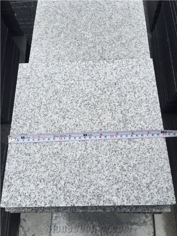 China Natural Stone New G603/Hubei Sesame/New Bianco Crystal Granite Polished/Flamed Tiles, 1/1.2/1.5/1.8/2/3/5cm, Wall Cladding/Floor Paving/Project