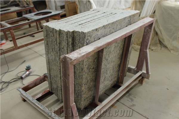 Brazil Beige Granite Of Santa Cecilia Yellow Worktops