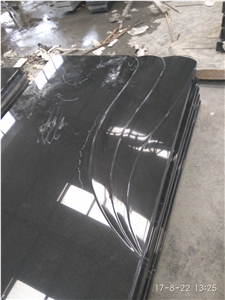 Shanxi Black Granite Tombstone Yard Shanxi Black Granite Tombstone Yard