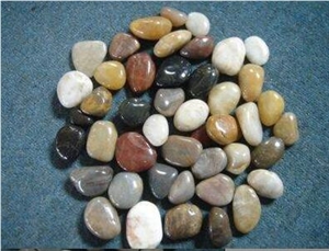 Natural Polished Mixed Pebble Stone, Decoration Pebbles for Aquarium