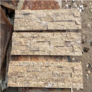 Tiger Skin Yellow Granite Natural Stone Wall Cladding