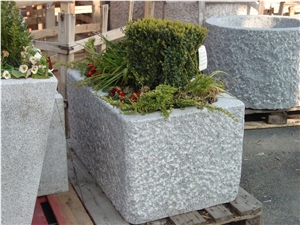 Grey Granite Planter