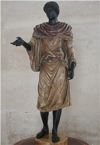 Multi-Color Marble Statue