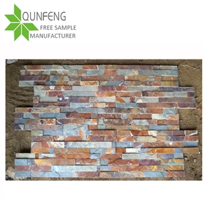 Cheap Price for Rusty Slate Ledger Stone,China Multicolor Slate Wall Cladding Stone