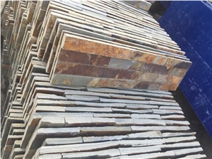 Cheap Price for Rusty Slate Ledger Stone,China Multicolor Slate Wall Cladding Stone