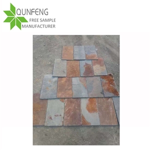China Multicolor Square Roof Slate Stone Tiles for Tile Roof/Roof Tiles