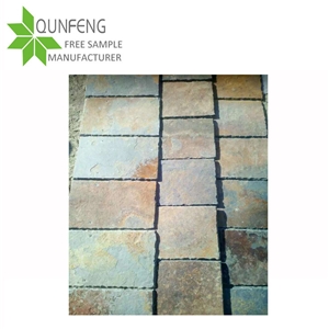 China Multicolor Square Roof Slate Stone Tiles for Tile Roof/Roof Tiles
