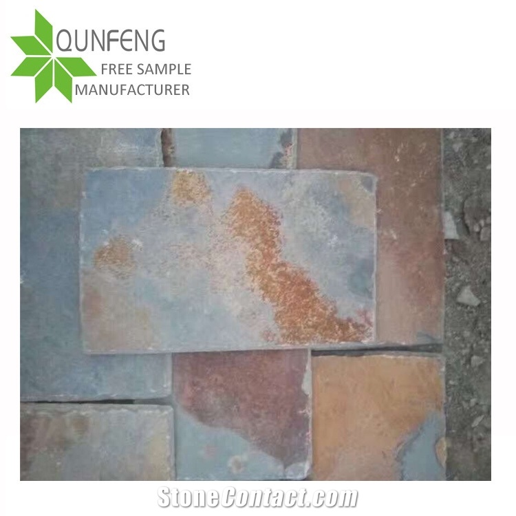 China Multicolor Square Roof Slate Stone Tiles for Tile Roof/Roof Tiles