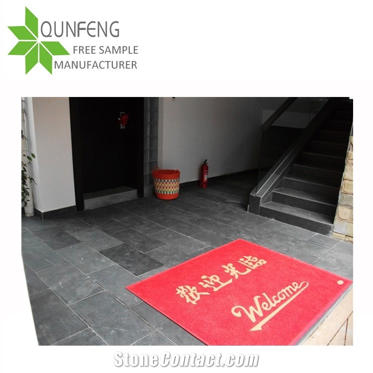 China Popular Dark Grey/Black Slate Floor Tiles/Slate Tiles Stone,Slate Flooring Stone for Slate Pattern