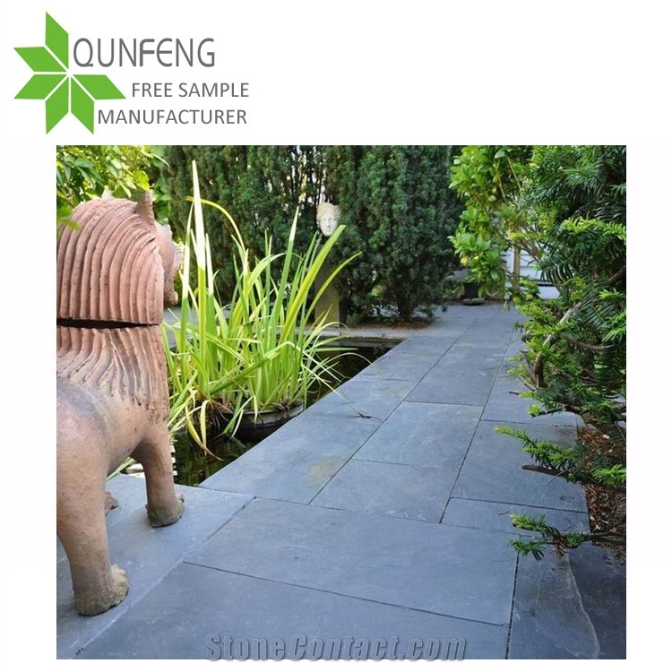 Chinese Black Slate Floor Tiles,Wall Covering Pattern Stone ,Cheap Chinese Natural Black Slate,Exterior Wall Cladding Panel for Modern Construction