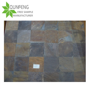Chinese Multicolour Slate Tiles,Copper Rust Split Face Slate Pavers,Multicolor Slate Patio Stones,Natural Paving Stone,Rusty Slate Walltiles