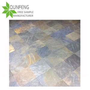 Durable Non-Fading Natural Split Surface Multicolor Slate Floor Tile/Wall Slate Tile