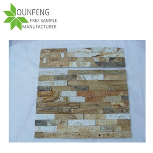 Durable Non-Fading Split Surface Natural Multicolor Sandstone Stacked Stone/Culture Stone Wall Tile