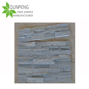 Split Surface Natural Grey Slate Wall Panel/Stacked Stone