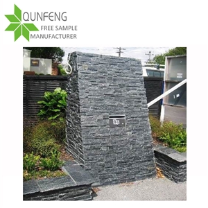 Hebei Black Quartzite Stone Wall Panel Stone for Stone Wall Decor