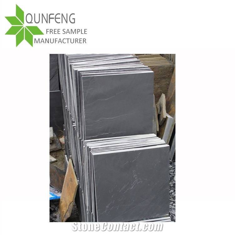 Natural Split Cleft Black Slate Flooring Tiles,Black Slate Tiles,Slate Stone ,Black Slate Wall Panel Stone